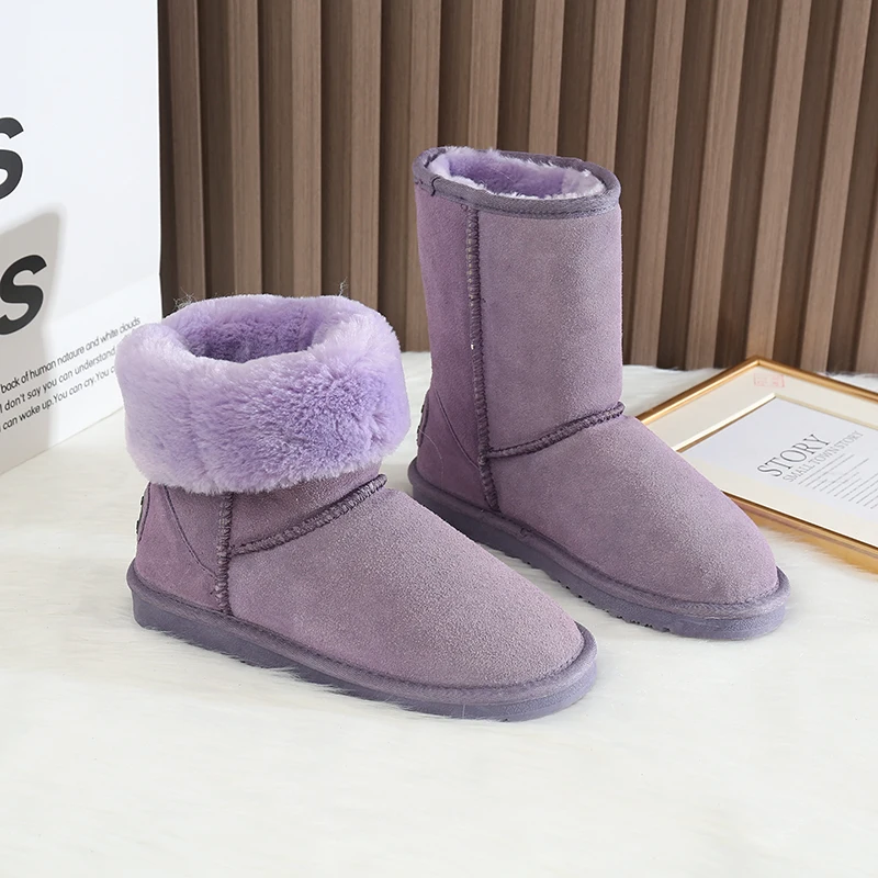 Женские ботинки для снежной погоды новая Красная Зимняя Свадебная обувь на