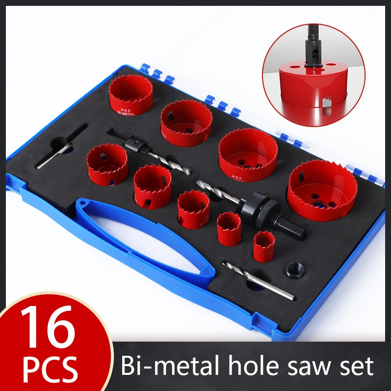 M42 bimetal hole opener plastic box set woodworking drill bit PVC gypsum board downlight speaker reamer