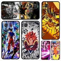 dragon ball animation for honor 60 50 20 se pro x30 10x 10i 10 9x 9a 8x 8a lite silicone soft tpu black phone case capa cover