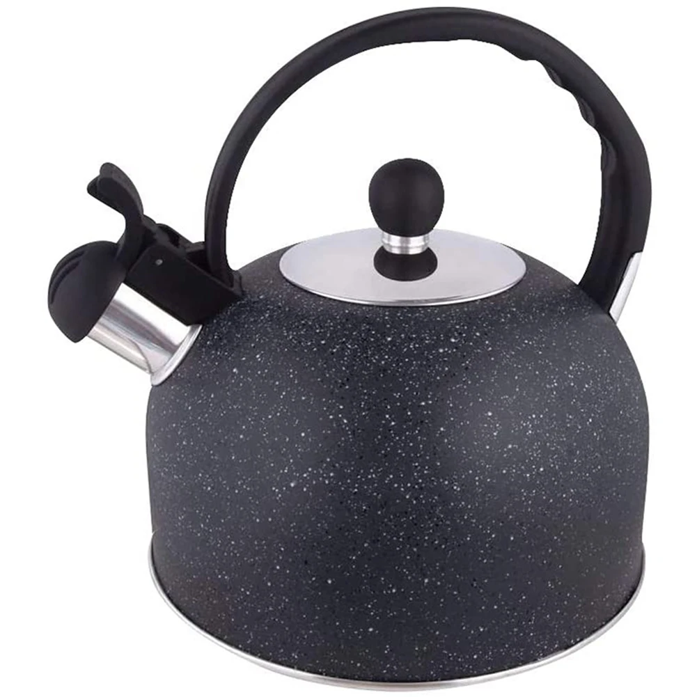 

Whistling Tea Kettle, Teapot with Loudd Whistle and Anit-Hot Handle, Food Grade Stainless Steel Water Kettel for Home