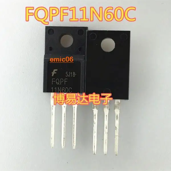10 шт., Оригинальные запасные части 11N60C FQPF11N60C TO-220