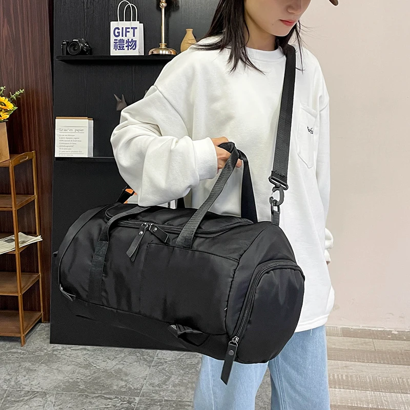 Large Capacity School Bag Female Multi-Purpose Backpack Computer Backpack Male Cross-Body Bag Students Sports Fitness Bag M611