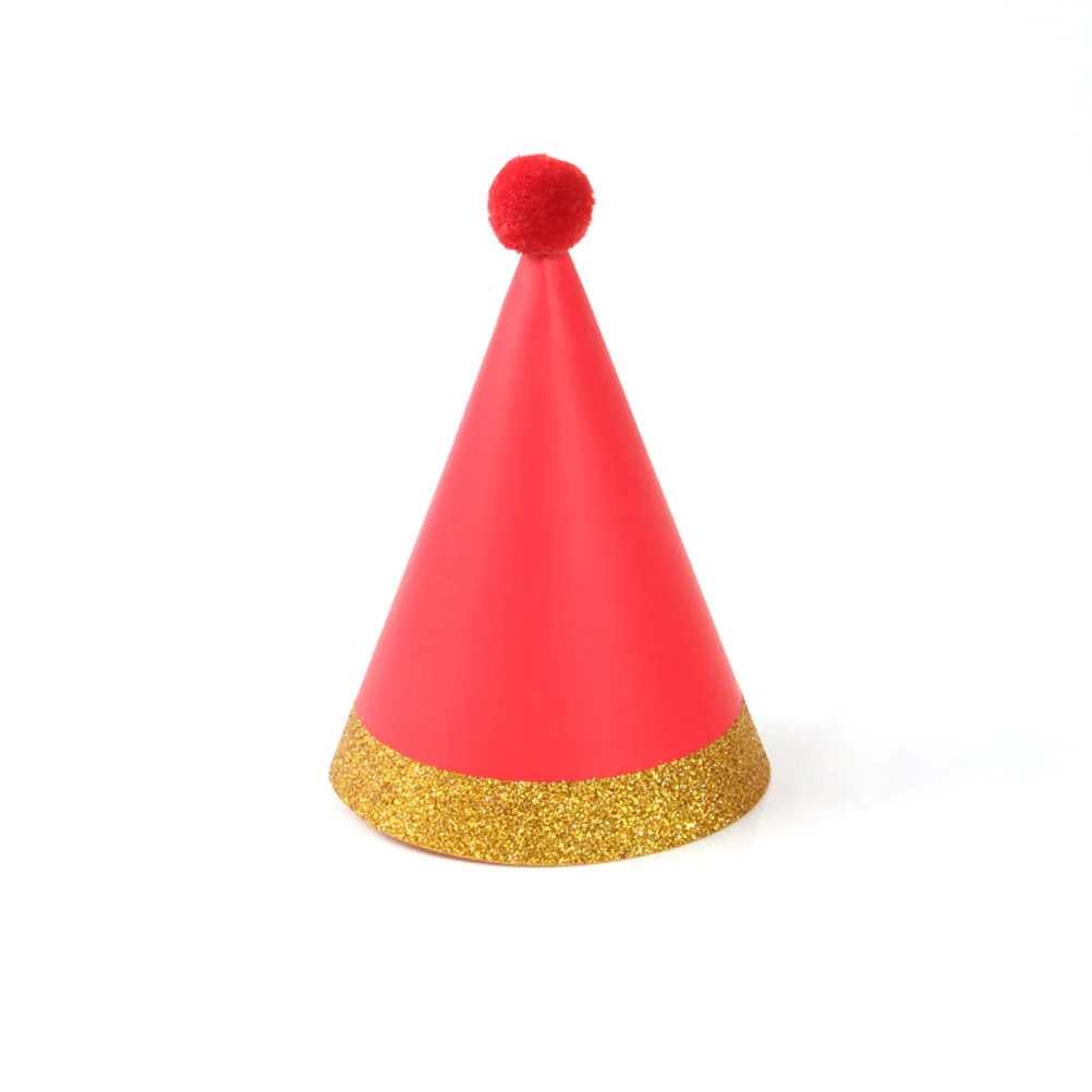 8 шт. шарик для волос остроконечная шляпа на день рождения милая праздничная с