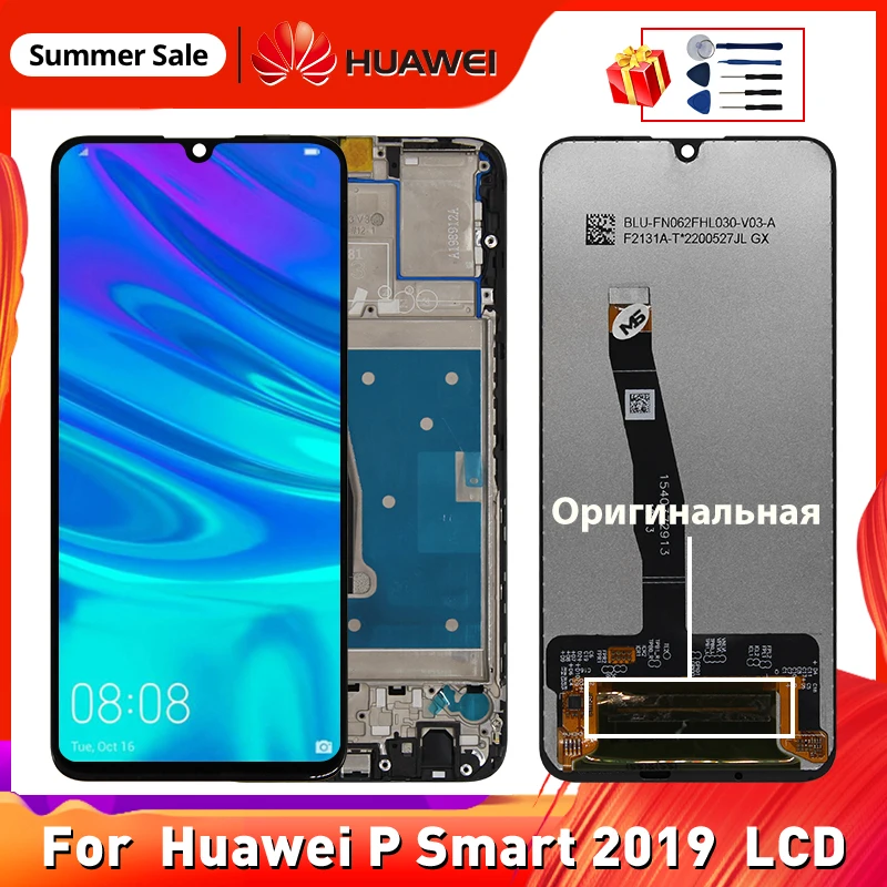 

6.21 Original For Huawei Display P Smart 2019 LCD Screen Touch Digitizer Assembly For Huawei POT-LX1 L21 LX3 LCD Replace Parts
