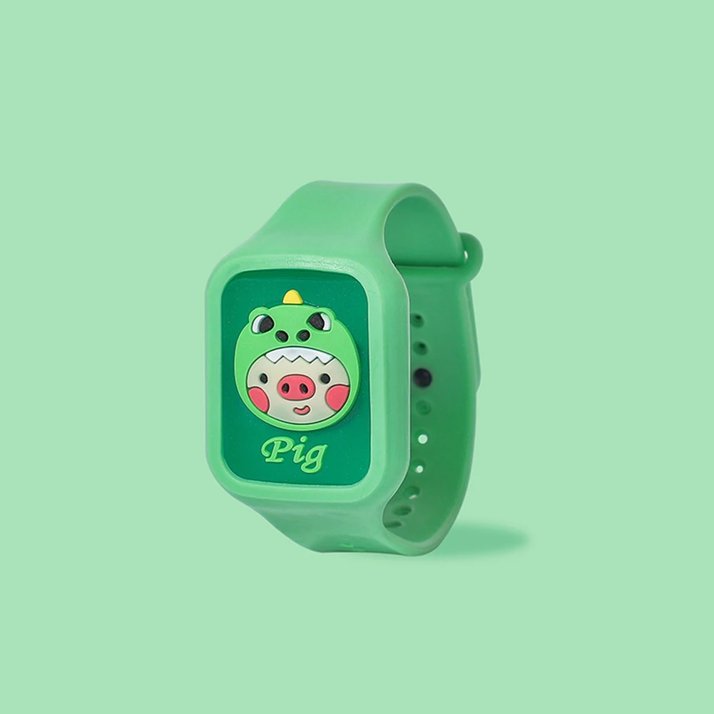 Cartoon Mosquito Repellent children silicone Watch Adjustable Wearable Plant Essential Oil Wristband Killer |