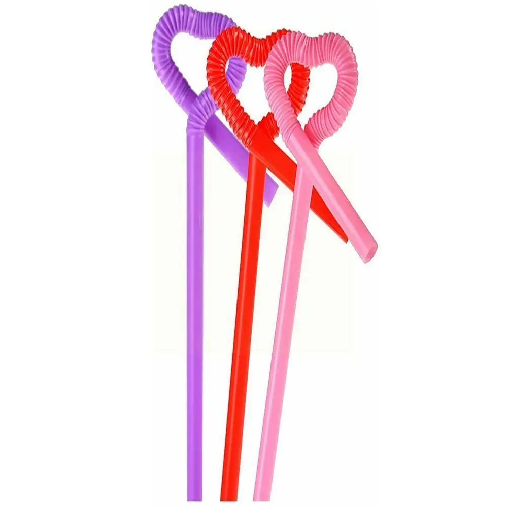 

1 Pack Disposable Staw 100 Glass Straw Straws Striped Flexible Color Straw Curved Pp Shape Accessories Disposable Art Drink W4B4