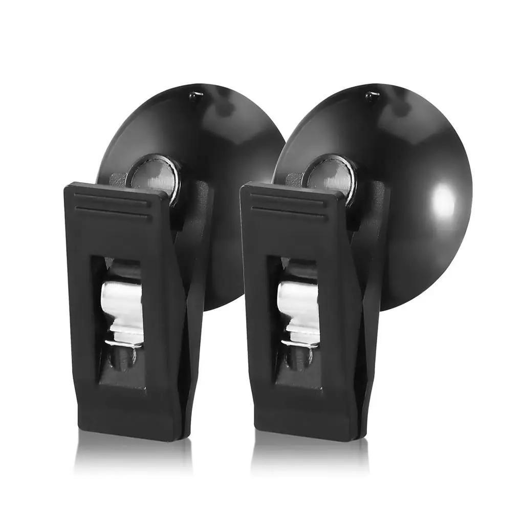 

2 Pieces Suction Clips Window Shade Clamp Windshield Curtain Accessories