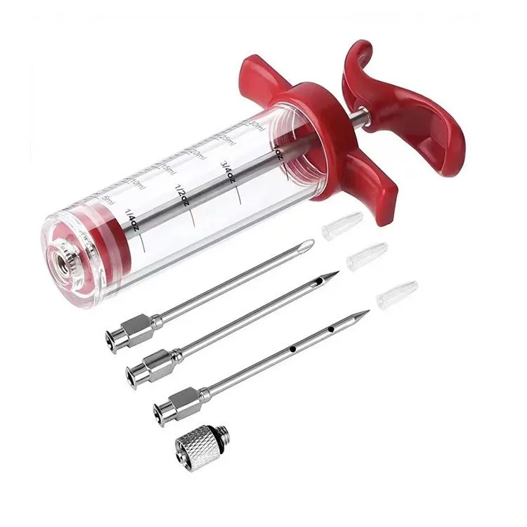 

Шприц для маринада из пластика и стали