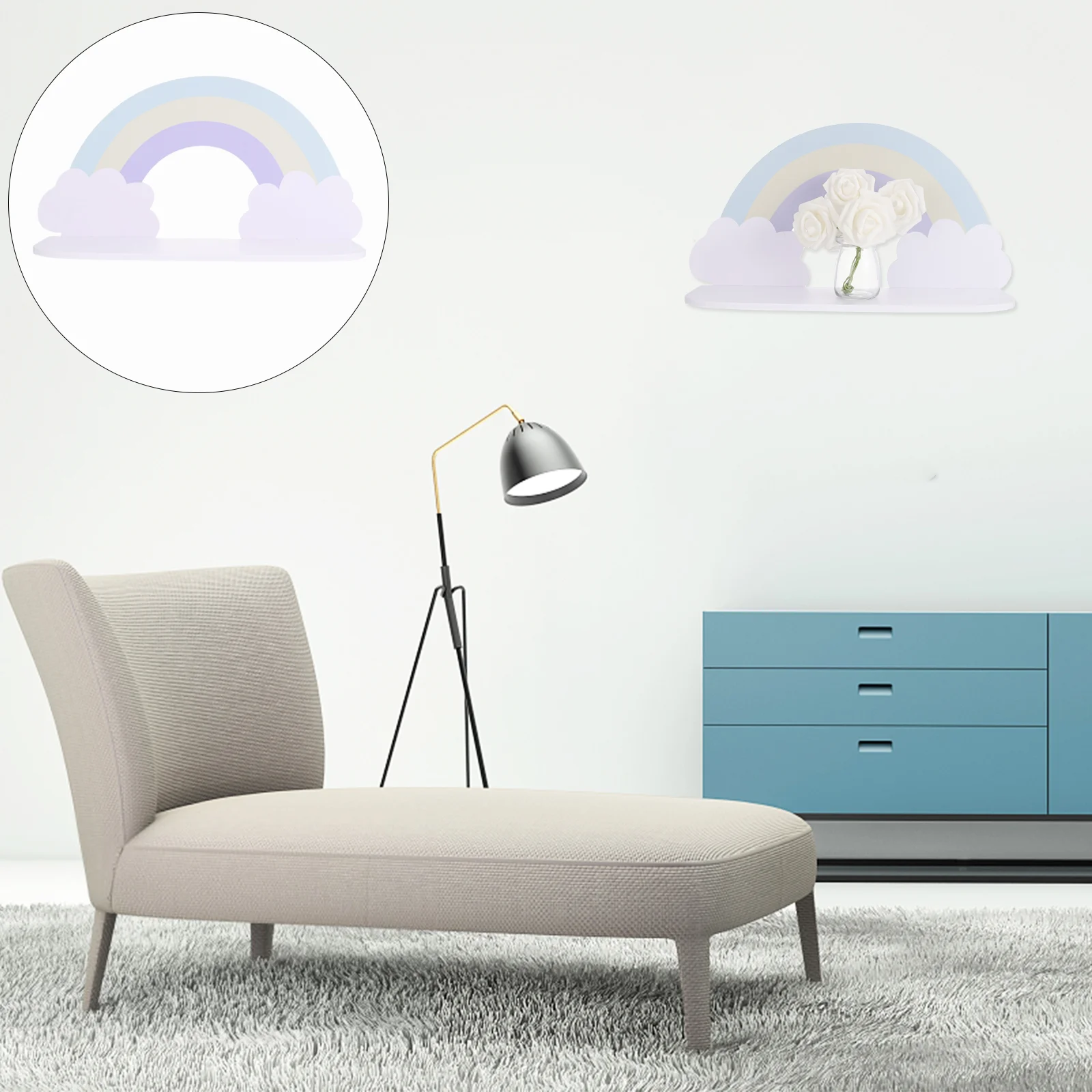 

Cloud Shelf Home Shelf Decor Cloud Floating Shelf Wall Bracket Cloud Shaped Shelves Wooden Decorative Wall Shelves Child