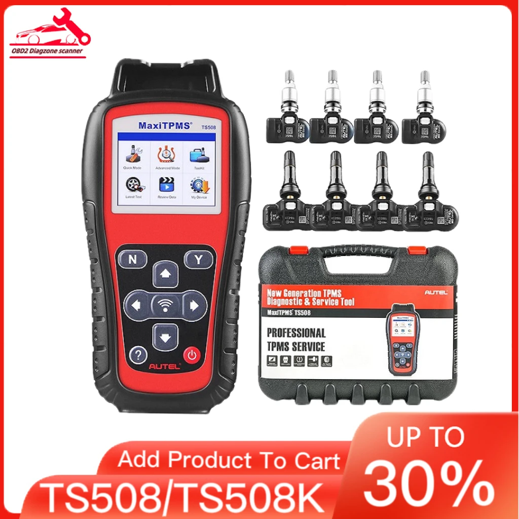 

Autel MaxiTPMS TS508/TS508K TPMS Tool+MX Sensors Tire Repair ToolTPMS Programing ProgrammerOBD2 315 433MHZ TireDiagnostic Tool