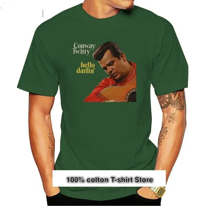 

Camiseta de Conway Twitty, camiseta de Hello Darlin, альбом Vintage, S-3XL