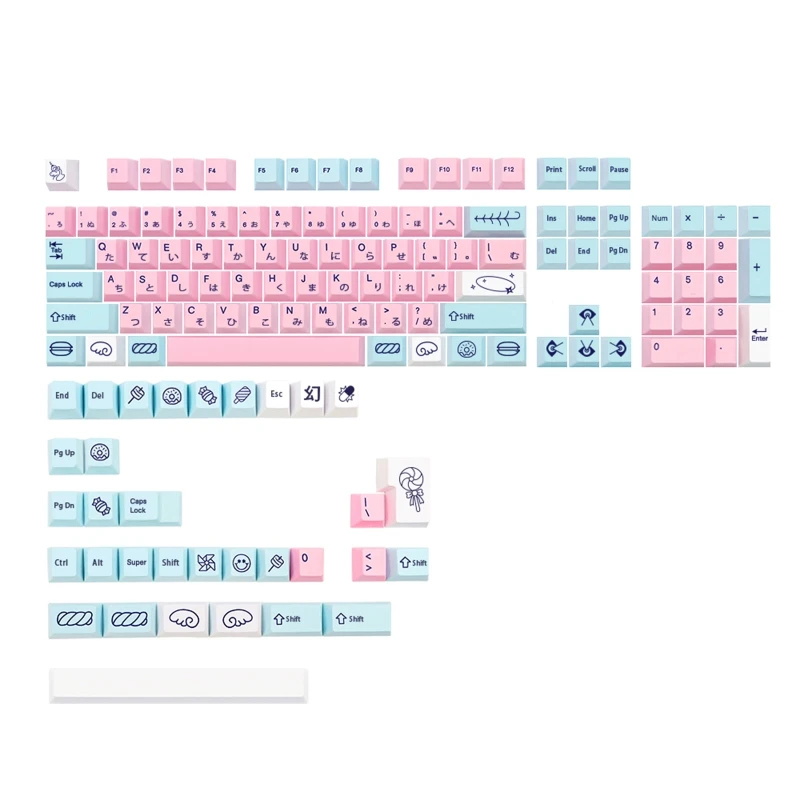 

Аниме-клавиатура с изображением вишни для MX Switch GK61 64 108 Sweet Girl