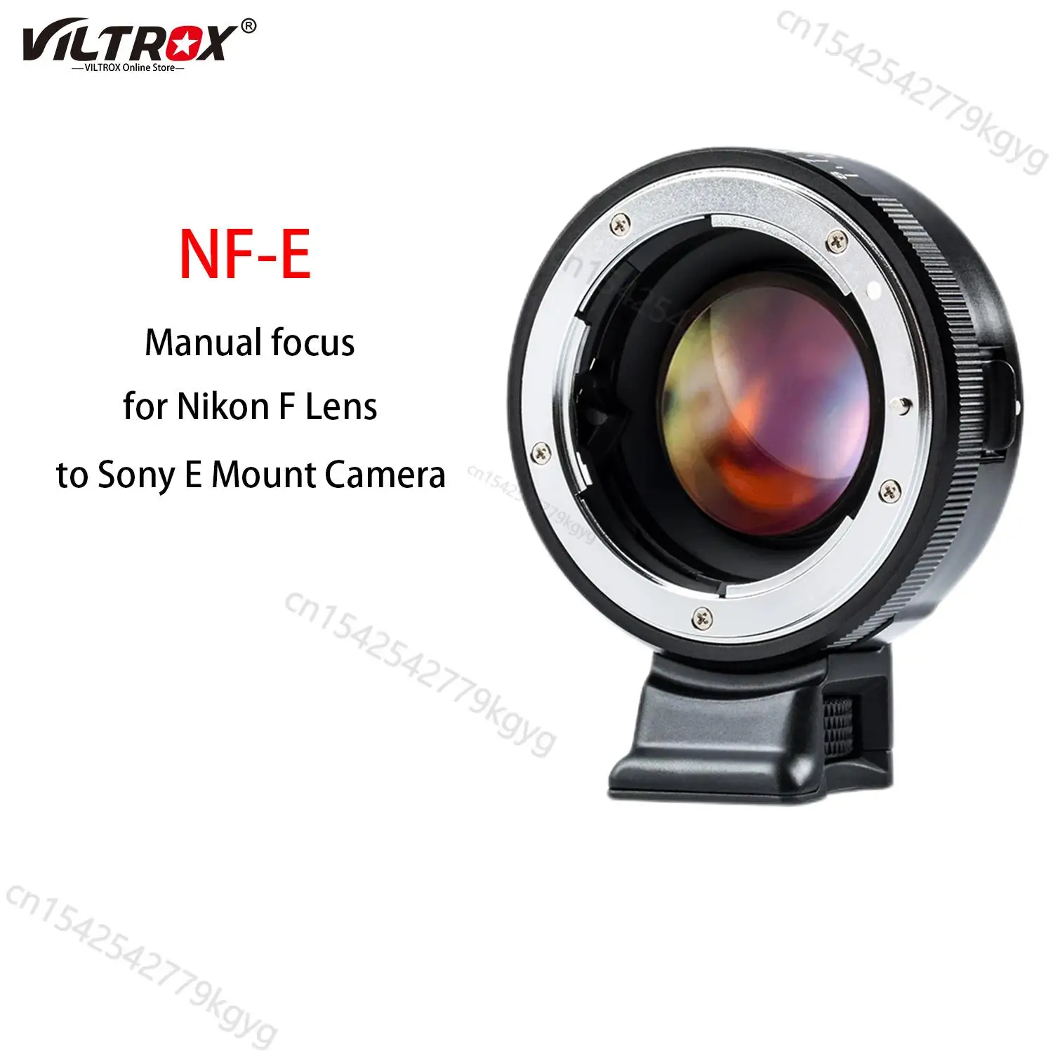 

VILTROX NF-E 0.71x Focal Length Reducer Speed Booster Mount Adapter Ring Lens Adapter for Nikon F Lens to Sony E Mount A7 Camera