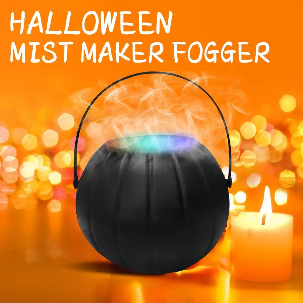 

Delicate Witch Jar Atomization Light RGB Color Changing Scene Layout Witch Jar Atomizer Light Witch Cauldron Light