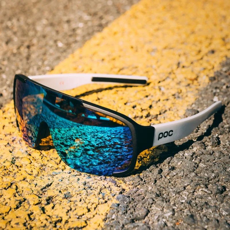 POC Aspire Polarized Sports Blade Cycling Sunglasses Men Sport Road Mountain Bike Glasses Men Women Eyewear images - 6