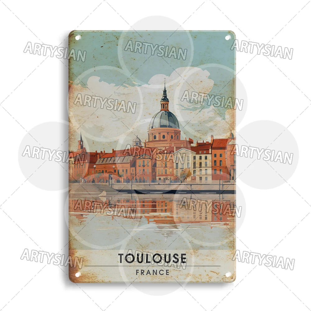 

Металлическая вывеска ARTISIAN Франция Городские пейзажи