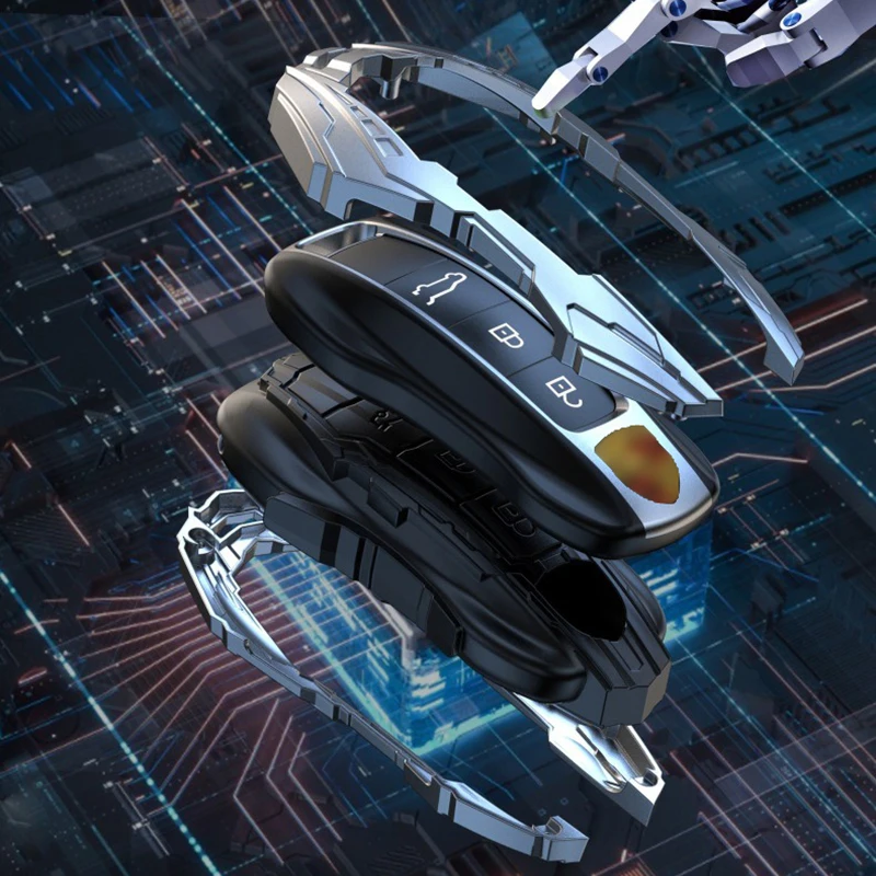 Для Porsche Cayenne Panamera 971 911 Macan Boxster 718 Carman Carrera GT 918 Spyder Taycan чехол ключа дистанционного