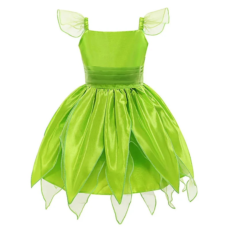 Женский костюм для косплея ярко-зеленый Хэллоуина карнавала эльфов