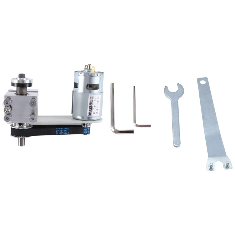 Мини-алюминиевая настольная пила подъемный шпиндель сделай сам резка полировка