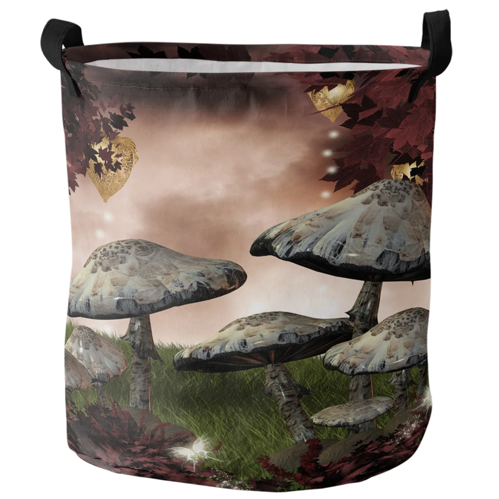 

Складная корзина для белья в виде грибов, кленового луга, органайзер для игрушек, корзина для грязной одежды, корзины для хранения