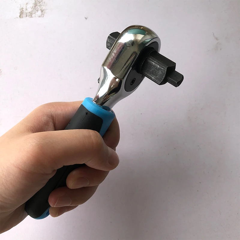 

Double-ended Torque Drive 3 In 1 Mini Ratchet Wrench Batch Head Handle Reversible 72 Teeth Spanner Hand Repair Tool 1/2"3/8"1/4"