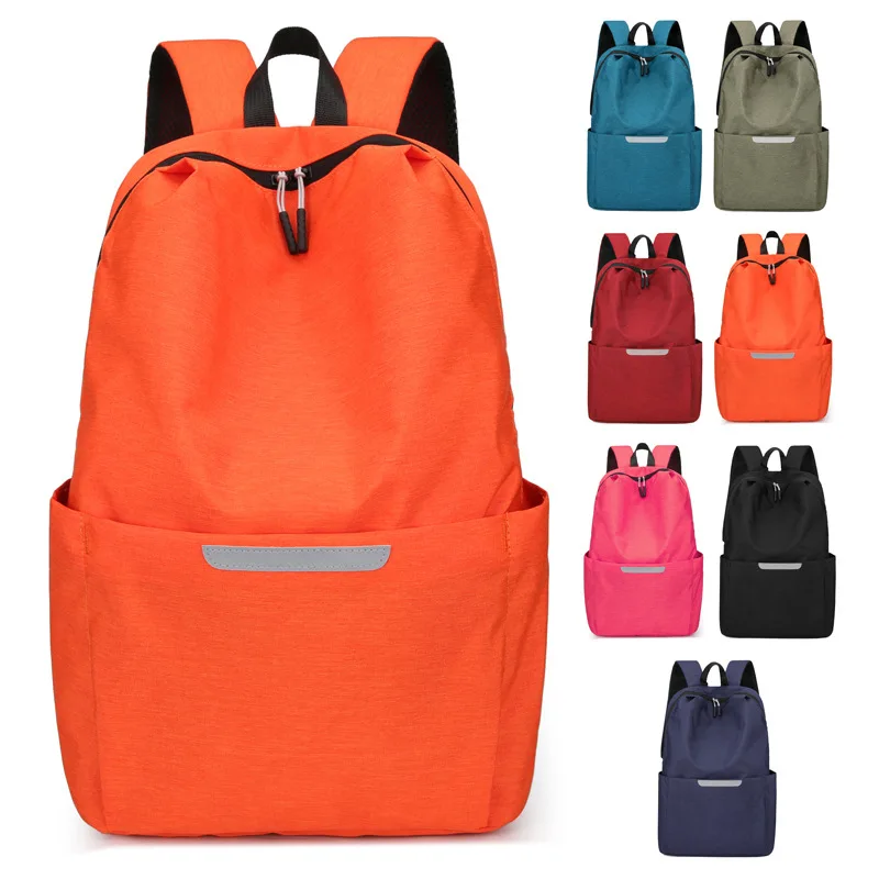 A New Reflective Light Backpack Bag Mass Sports Men And Women Students Outdoor Backpack