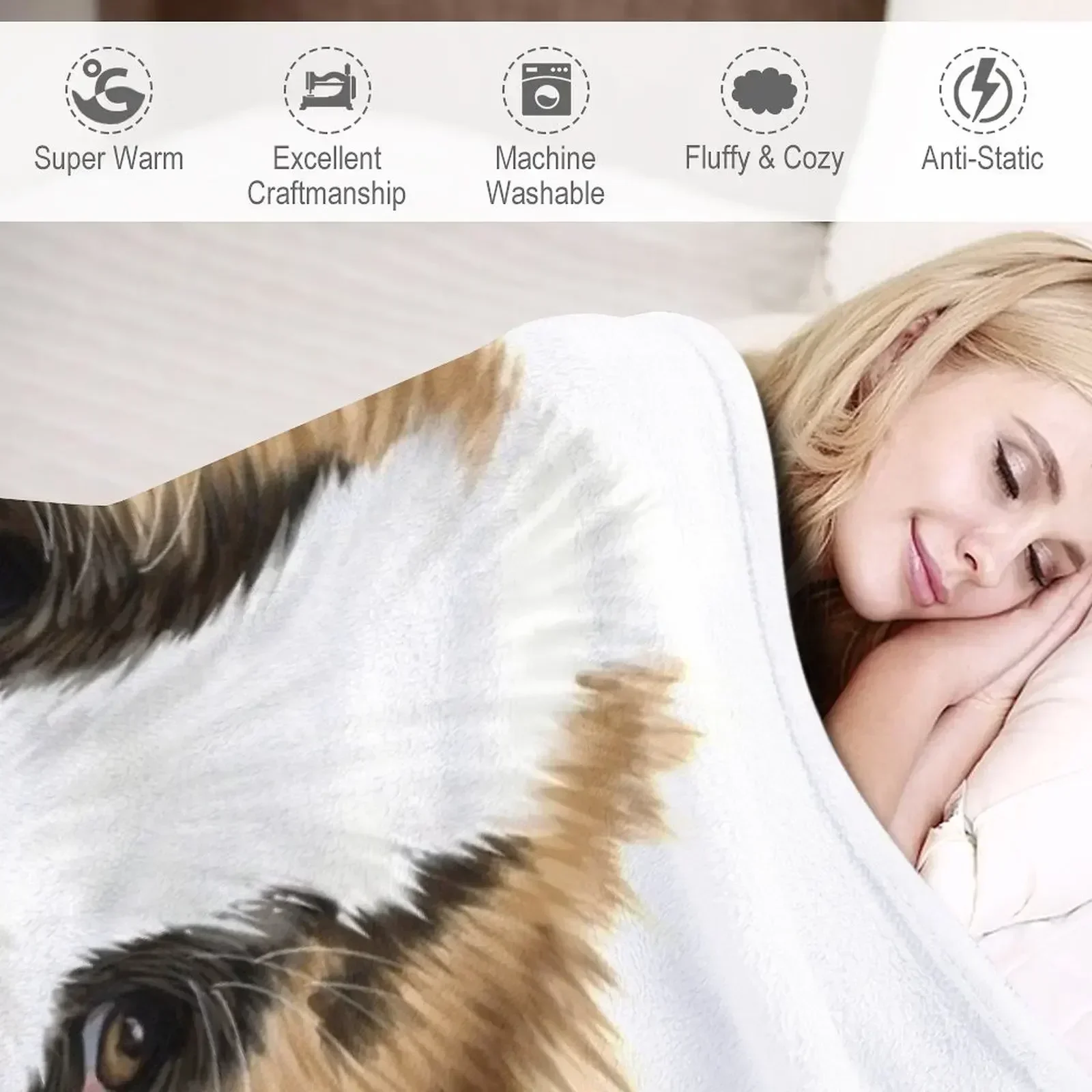 Одеяло для дивана St Бернар пупп мягкое тонкое летнее одеяло в клетку