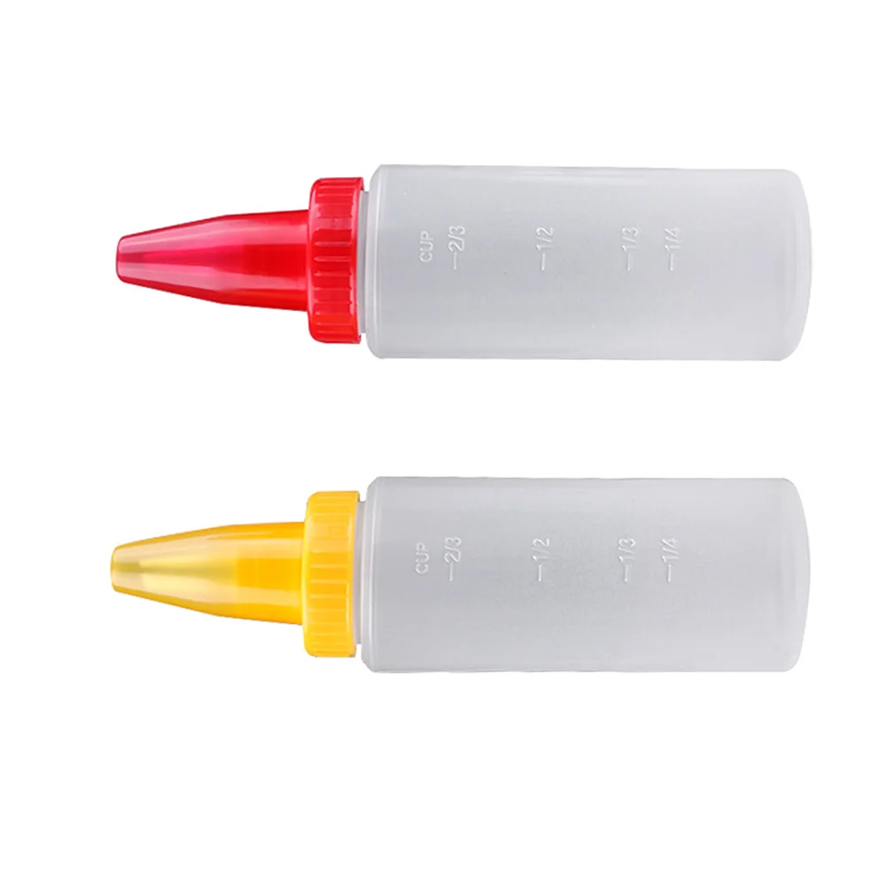 

2Pcs Glue Applicator Bottles Cake Piping Bottle Cake Craft Pen Sauce Squirt Dispenser Cupcake Decorating Supplies