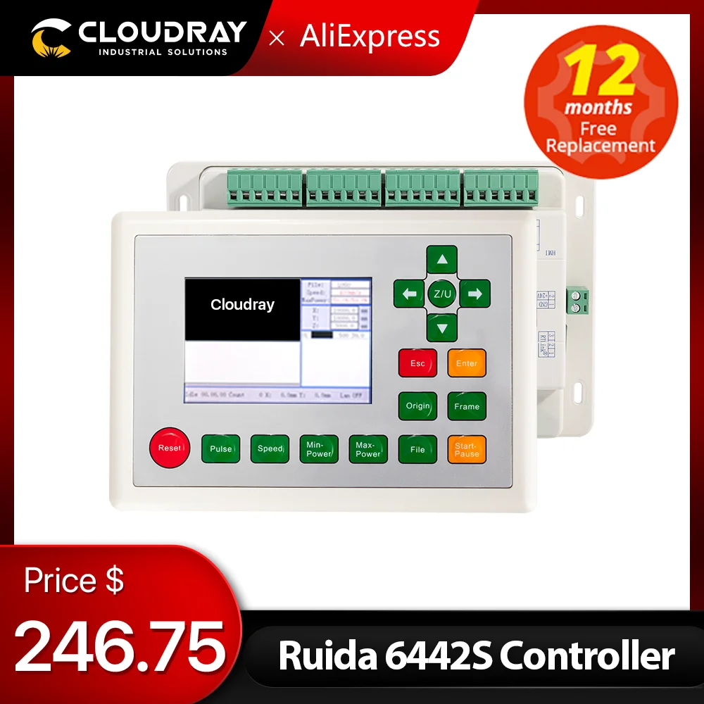 Cloudray Ruida  RD RDC6442G Co2 Laser DSP Controller for Laser Engraving and Cutting Machine RDC 6442 6442G 6442S