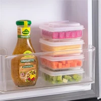 2pcs cheese slice storage box refrigerator special butter cheese storage box fruit vegetable fresh keeping organizer boxs