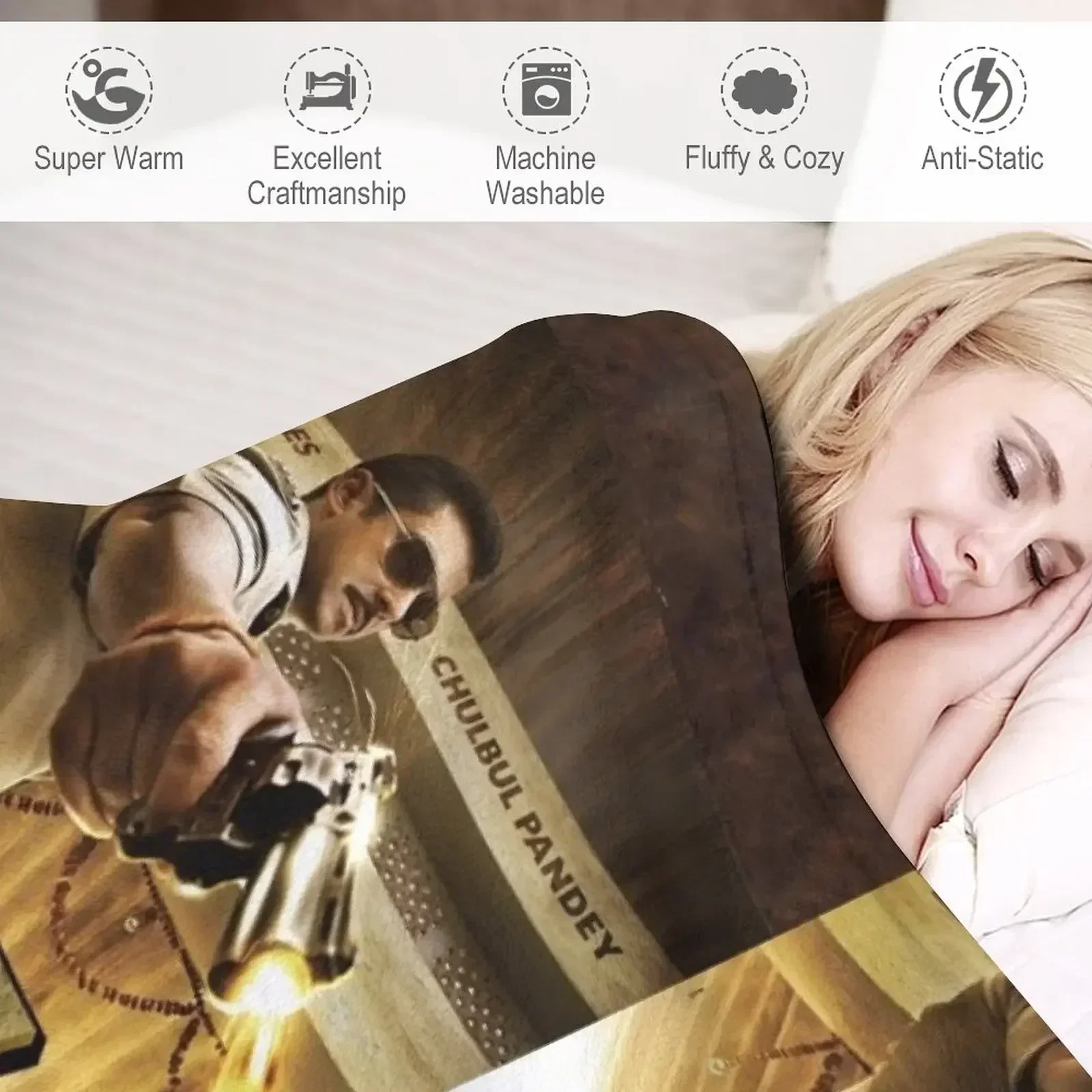 Новое одеяло Dabangg 3 милые зимние постельные принадлежности мягкие плюшевые