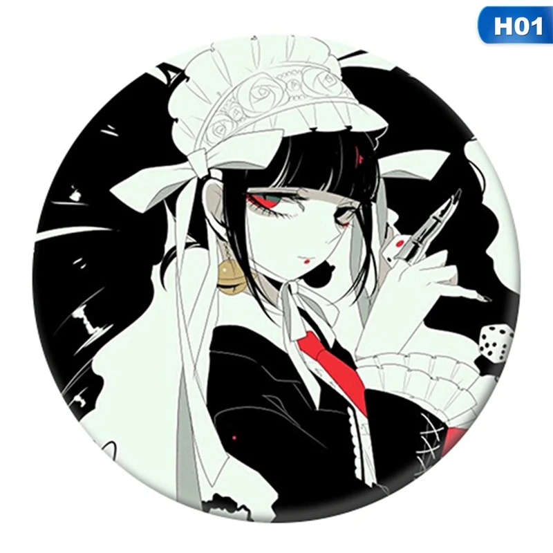 Симпатичная японская аниме Danganronpa:Trigger Happy Monokuma брошь значок косплея Рюкзак