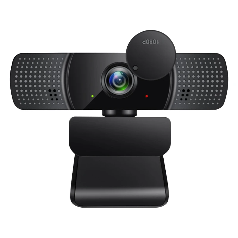 

1080P USB Webcam Autofocus Computer Camera with Microphone & Privacy Cover