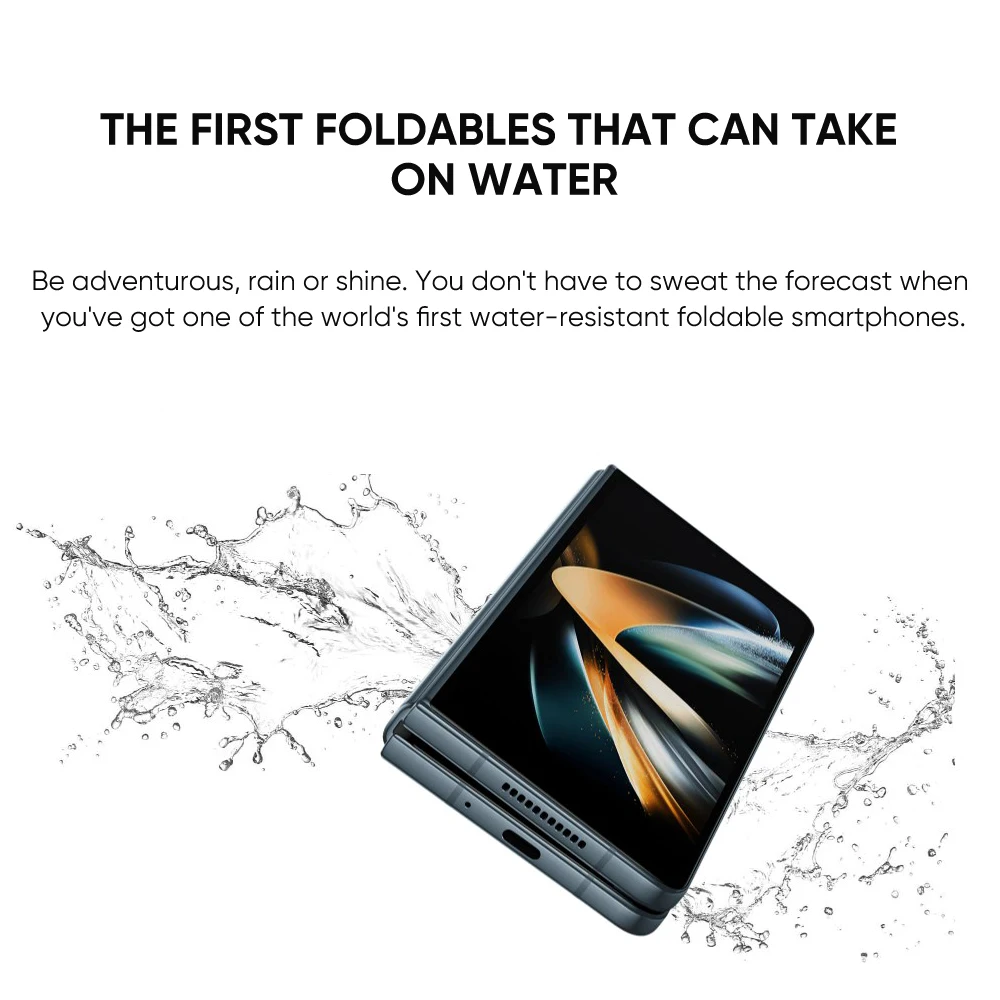 Global Version Samsung Galaxy Z Fold4 8+ Gen 1 7.6'' 120Hz Super AMOLED 120Hz Display 25W Fast Charge