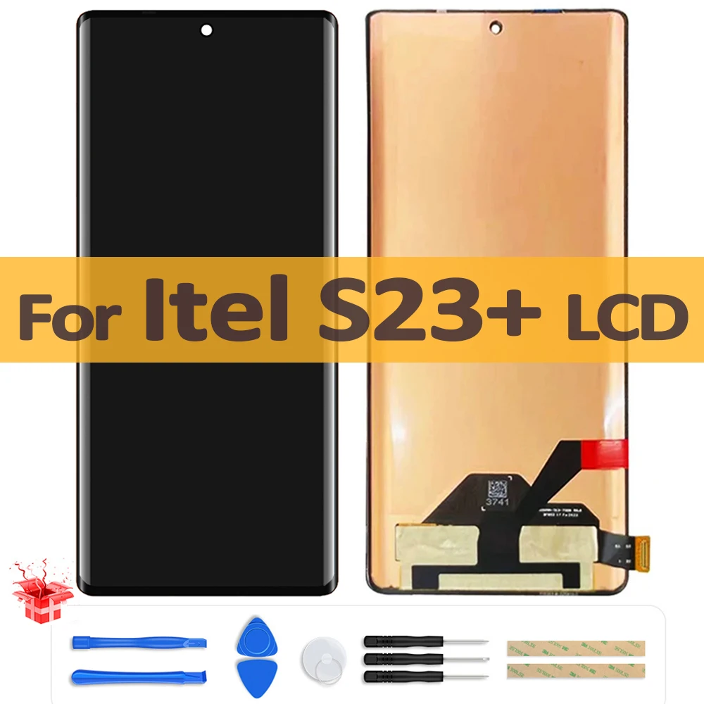 6 8 "оригинальный AMOLED для Itel S23 + ЖК-дисплей сенсорный экран панель дигитайзер в