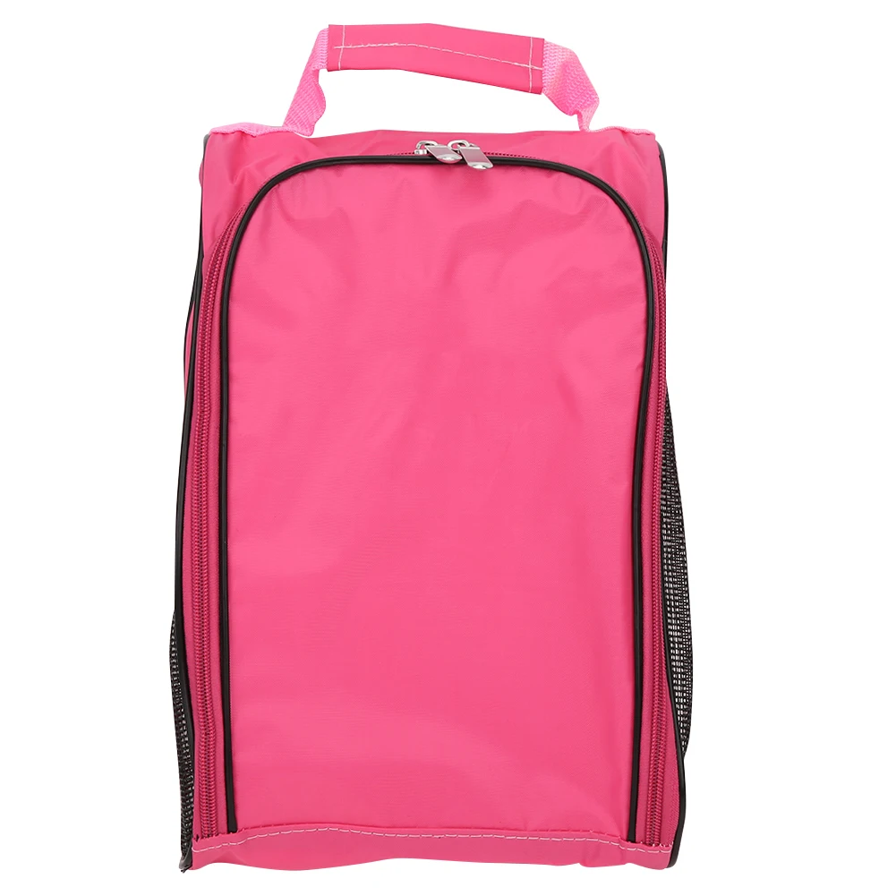 Nylon Golf Shoe Bag Pink Portable Breathable Large Capacity Shoes Storage Organizer portable portable portable portable