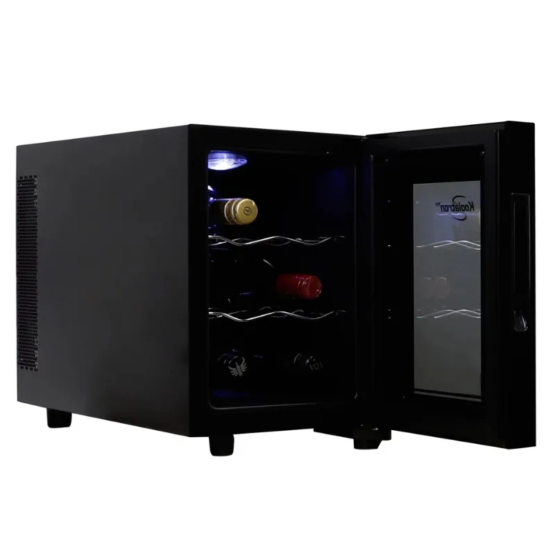 

Koolatron Urban Series Deluxe, 6 бутылок, охладитель вина, термоэлектрический холодильник с цифровым регулятором температуры