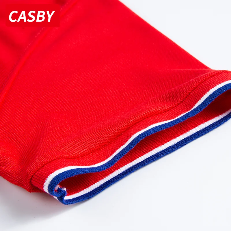 Летняя мужская рубашка-поло из 100% хлопка недорогая Повседневная с коротким