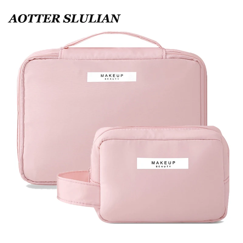 

Waterproof Makeup Bag Cosmetic Bags High Quality Ladies Travel Makeup Storage Pouch Fashion Beautician Organizer Cases For Woman