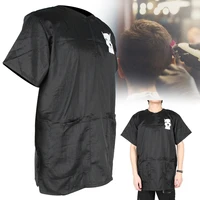 profession salon hairstylist apron haircutting modeling waterproof breathable work clothes hair cutting cape zipper wrap tools