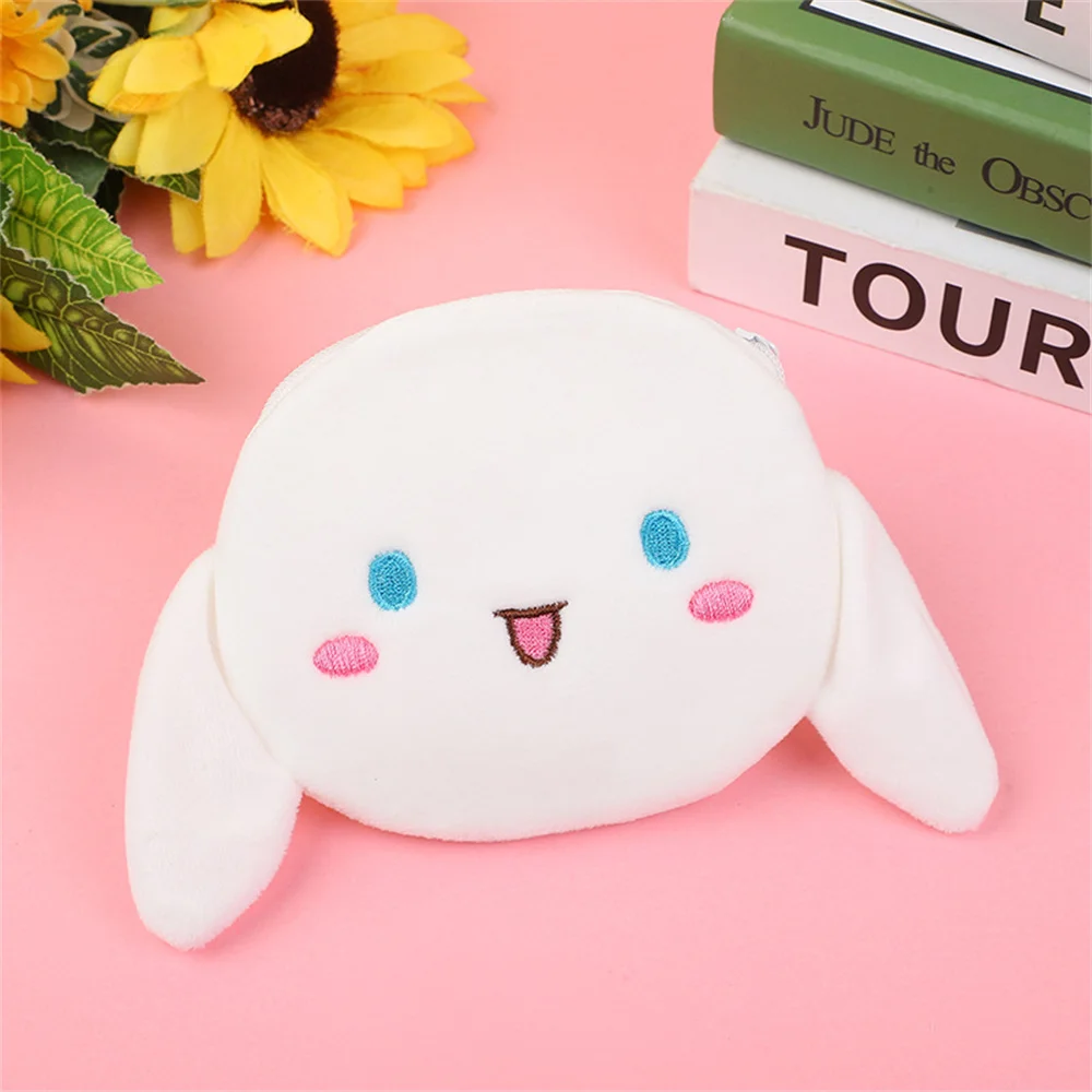 Плюшевый мелодий Sanrio My Melody Kuromi Cinnamoroll мягкий мешочек для денег с животными