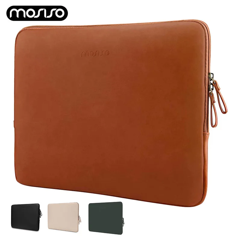 

PU Leather Laptop Sleeve Bag for Macbook Air Pro 13 M1 M2 A2779 2023 13.3 14 15 16 inch Dell HP Asus Acer Notebook Cover Case