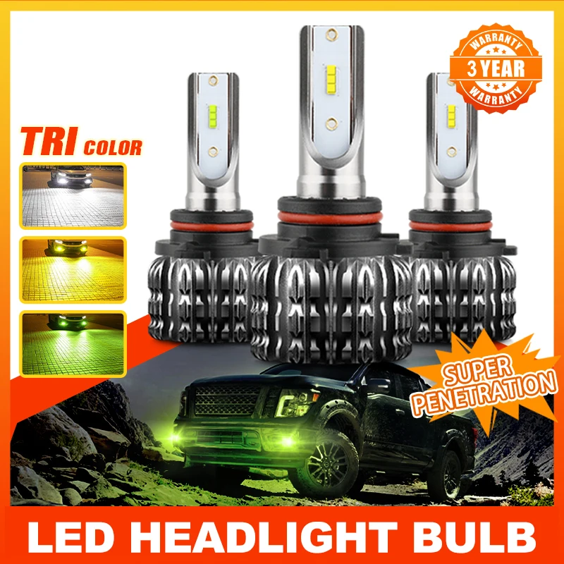 

HAOLIDE H7 H11 Led Headlight Bulb 16000LM Car Haedlight H3 H27 9005 HB3 9006 HB4 High Power H1 H4 LED Fog Lamp 3000K 6000K 8000K