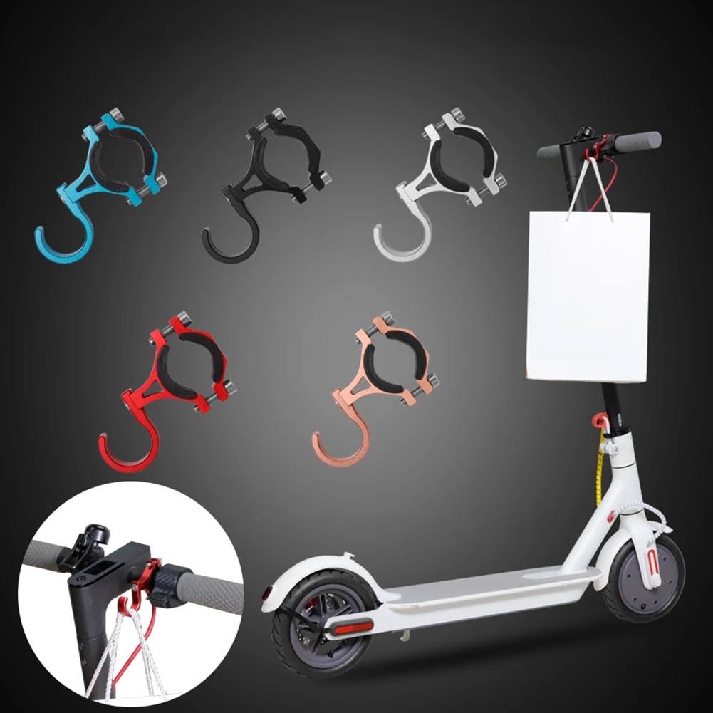 

Aluminum Handlebar Hook Hole-free Pole Hook For X Iao*mi M365 Electric Scooter Electric Bicycle Accessories Parts Hiking Tools