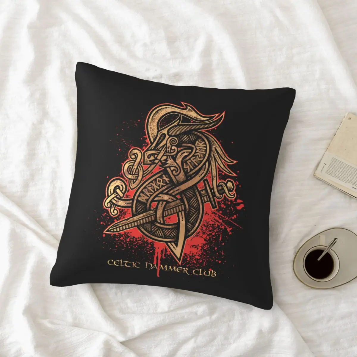 

Dragon Slayer (Gold) Pillowcase Printed Cushion Cover Sofa Waist Pillow Pillow Cover