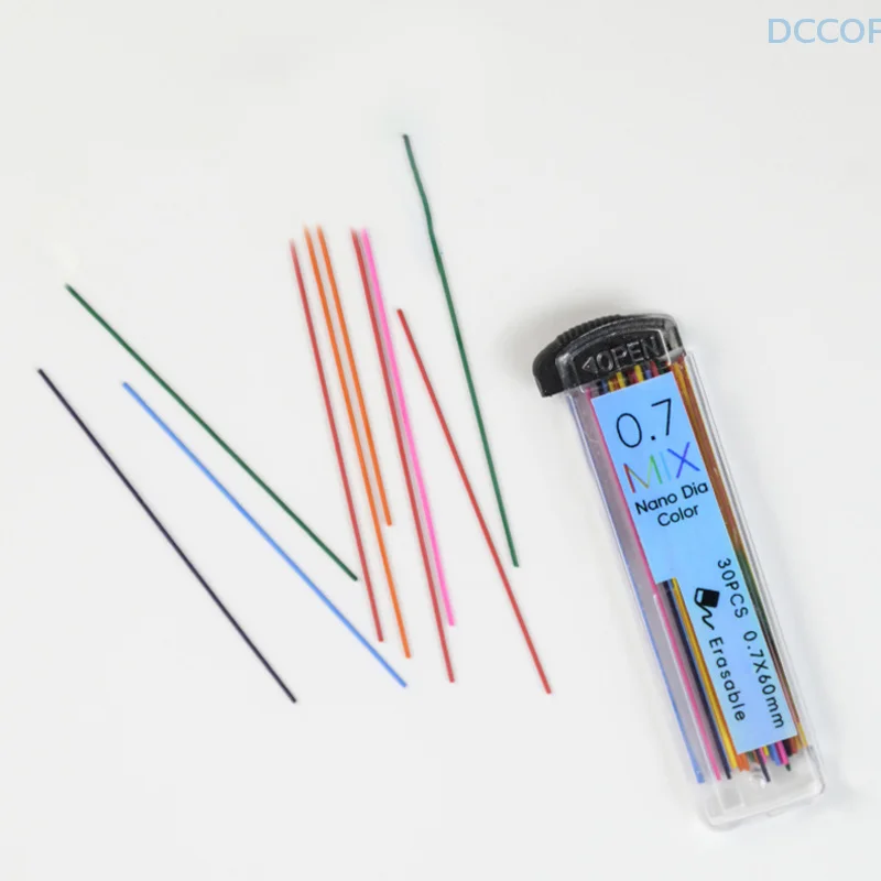 0 7 мм цветной автоматический стержень HB графитовый грифель художественный эскиз