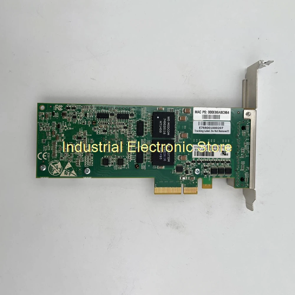 Четырехпортовый гигабитный электрический интерфейс Silicom I350AM4 RJ45 Сетевая карта
