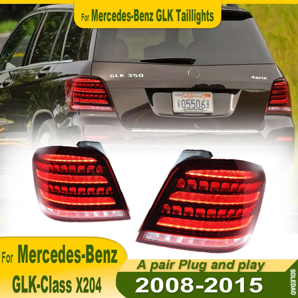 Автомобильные светодиодные задние фонари для Mercedes Benz GLK GLK300 GLK350 GLK260 2008-2014 2015