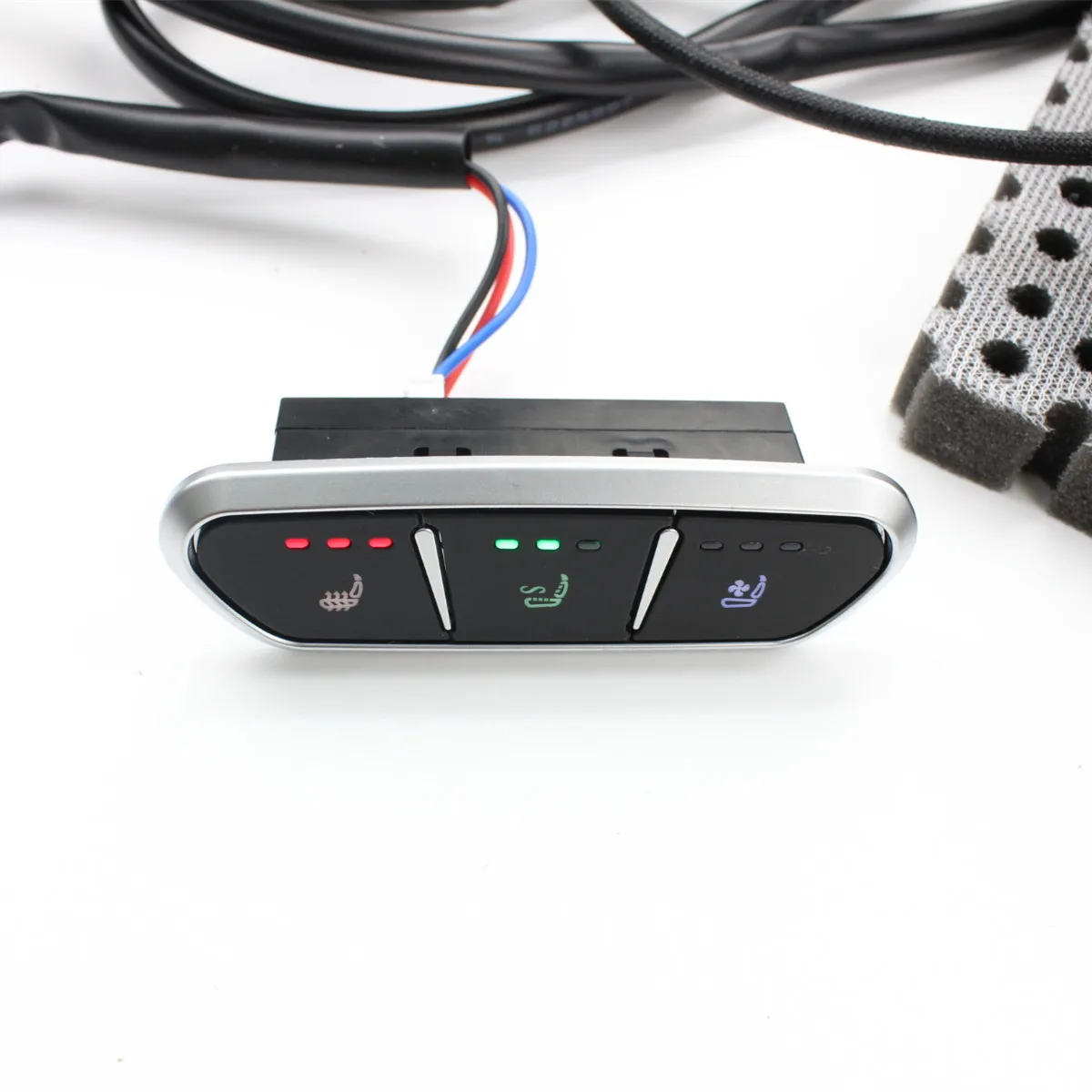 

Массажная поясничная система для автомобильного сиденья с подогревом, 4 вентилятора