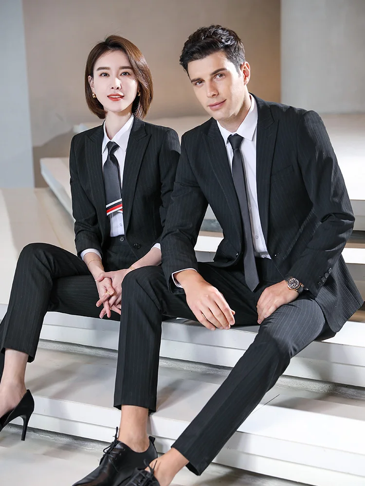 Formal and elegant women's pants with pants and jacket jacket autumn and winter long sleeve business work clothes ol style suit